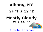 Click for Albany, New York Forecast
